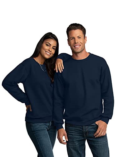 Fruit of the Loom Men's Eversoft Fleece Sweatshirts, Moisture Wicking & Breathable, Crewneck Sweatshirt