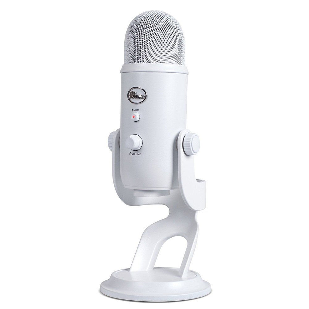 Logitech for Creators Blue Yeti USB Microphone for Gaming, Streaming, Podcasting, Twitch, YouTube, Discord, Recording for PC and Mac, 4 Polar Patterns, Studio Quality Sound, Plug & Play-Blackout