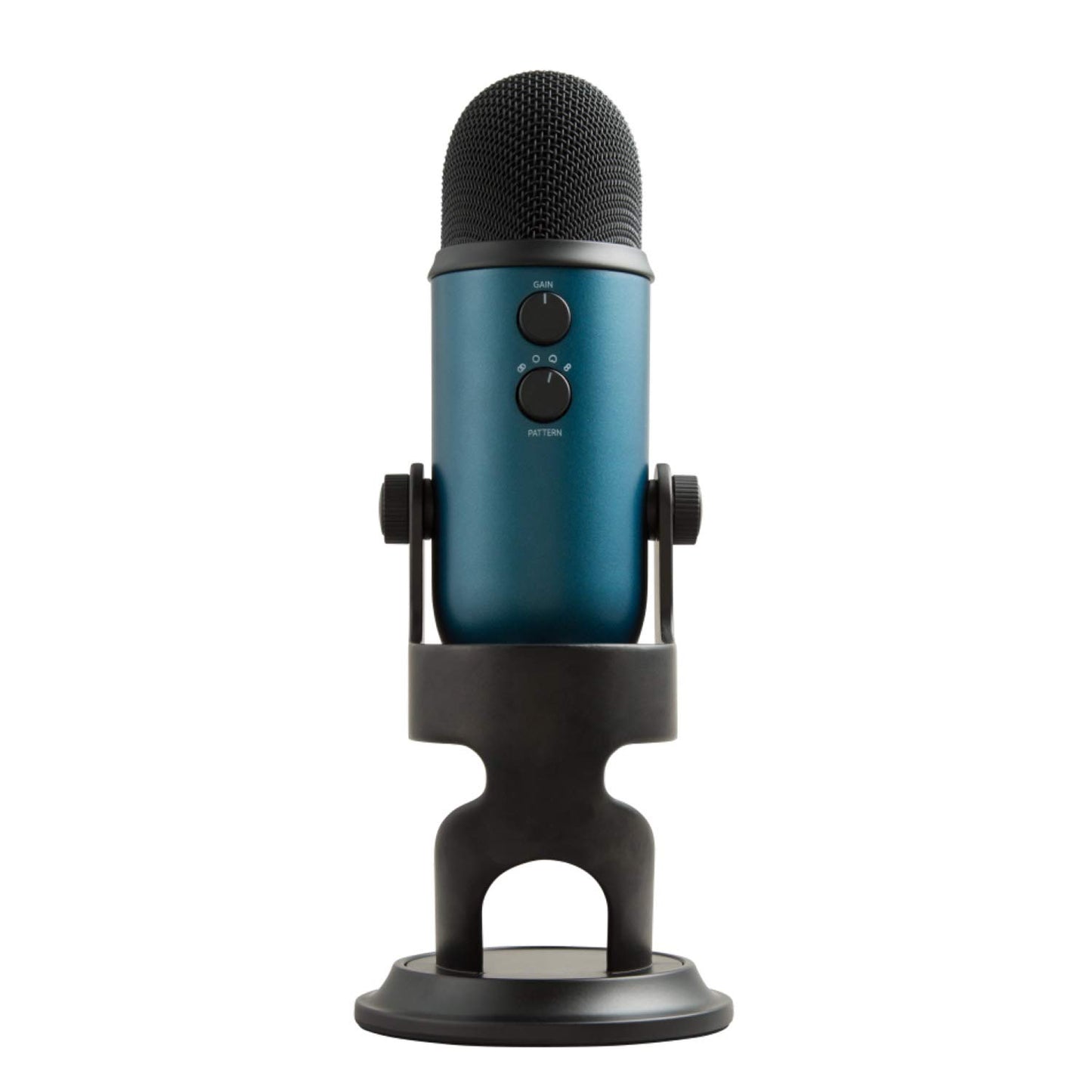 Logitech for Creators Blue Yeti USB Microphone for Gaming, Streaming, Podcasting, Twitch, YouTube, Discord, Recording for PC and Mac, 4 Polar Patterns, Studio Quality Sound, Plug & Play-Blackout