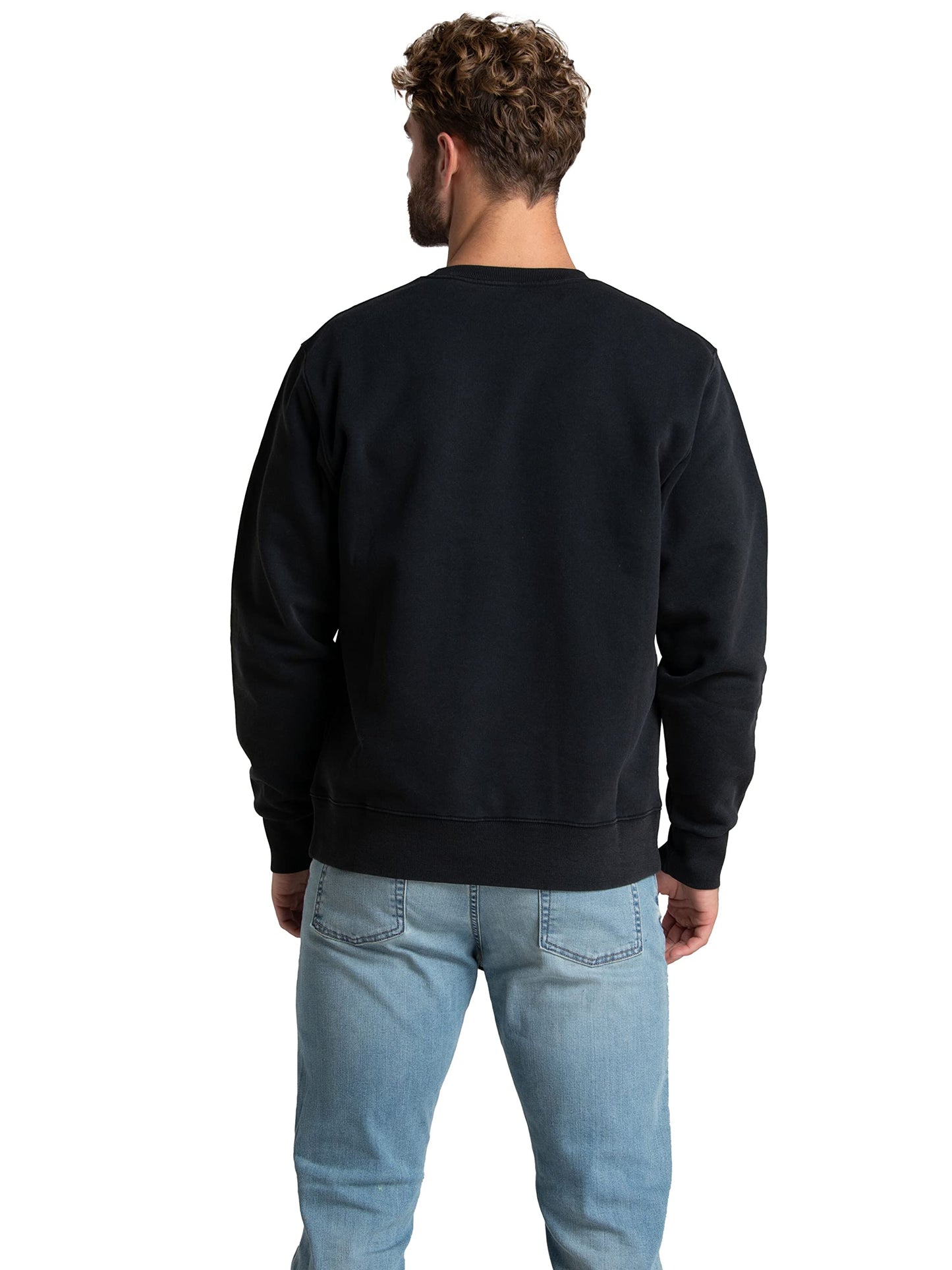 Fruit of the Loom Men's Eversoft Fleece Sweatshirts, Moisture Wicking & Breathable, Crewneck Sweatshirt