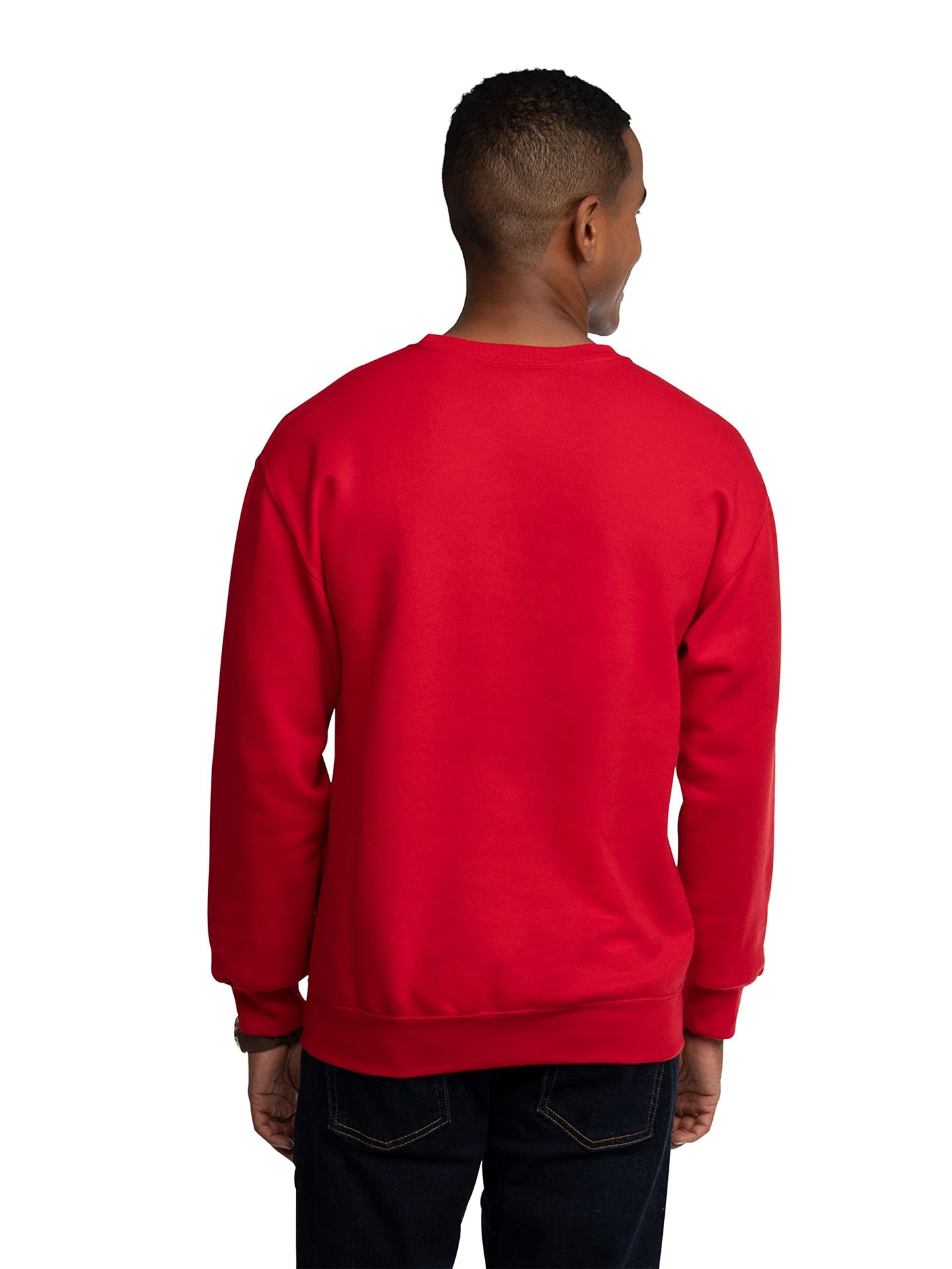 Fruit of the Loom Men's Eversoft Fleece Sweatshirts, Moisture Wicking & Breathable, Crewneck Sweatshirt