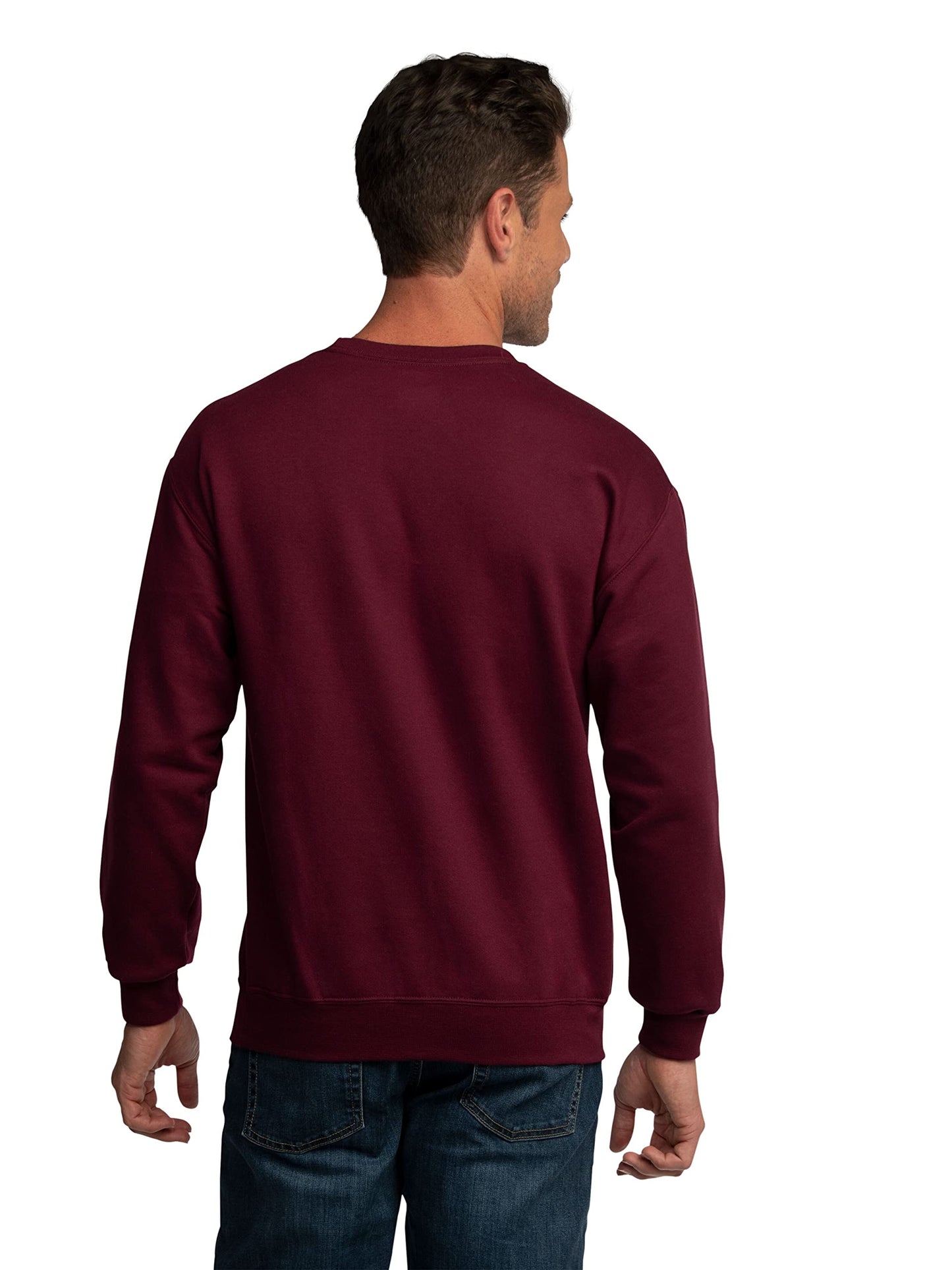 Fruit of the Loom Men's Eversoft Fleece Sweatshirts, Moisture Wicking & Breathable, Crewneck Sweatshirt