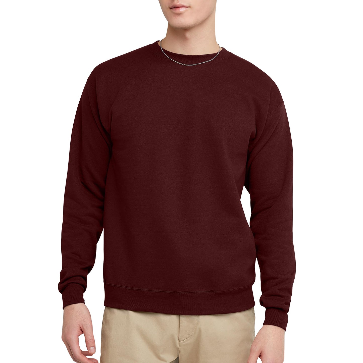 Hanes EcoSmart Fleece, Cotton-Blend Pullover, Crewneck Sweatshirt for Men (1 Or 2 Pack)