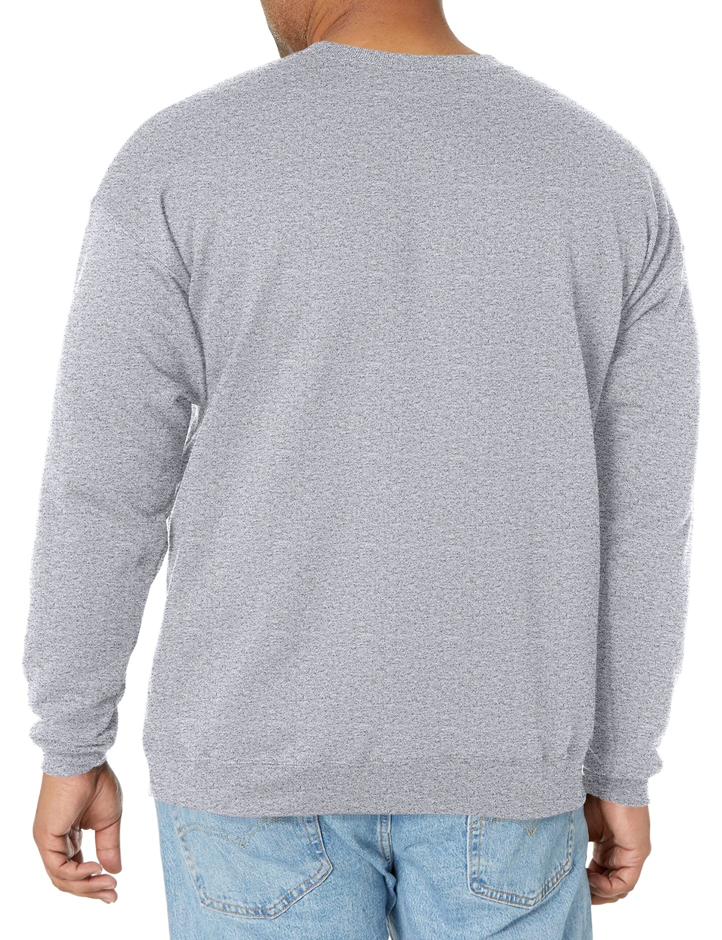 Hanes EcoSmart Fleece, Cotton-Blend Pullover, Crewneck Sweatshirt for Men (1 Or 2 Pack)